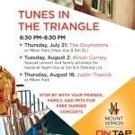 Tunes in the Triangle Returns for a Second Season of Evening Concerts