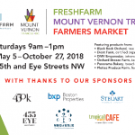 “Spring Fest” Kicks Off 2018 FRESHFARM MVT Market Season: Saturday, May 5