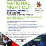 MVT Celebrates National Night Out: Tuesday, August 7