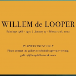 New Willem de Looper Exhibit Premieres Saturday at HEMPHILL