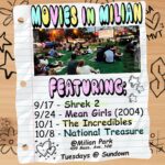 Movies in Milian Celebrates 20 Years of Community with a Blast From the Past Lineup!