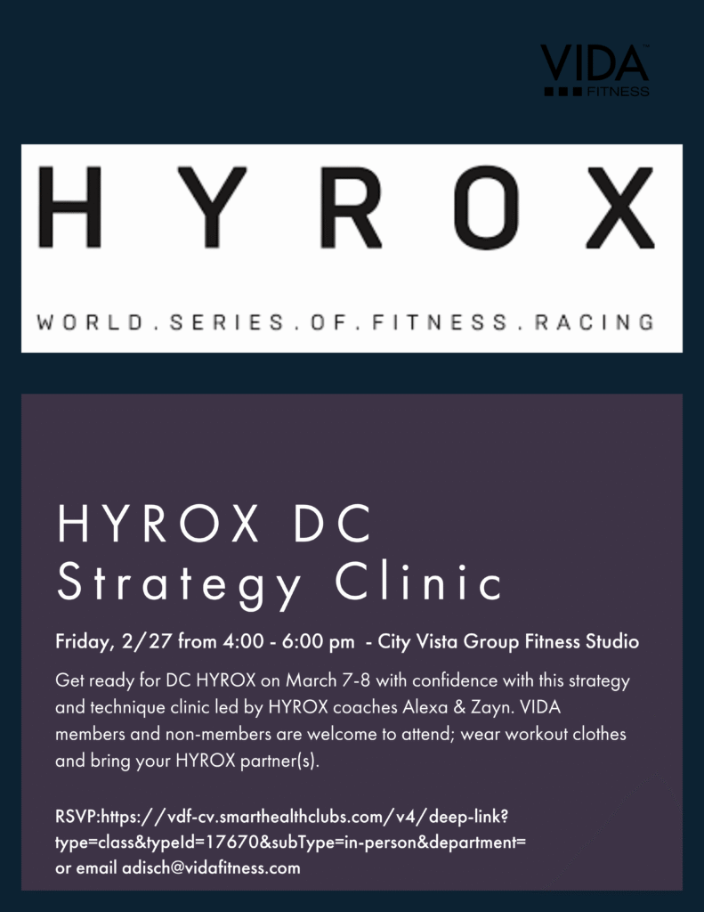 HYROX DC Strategy & Technique – Canceled!