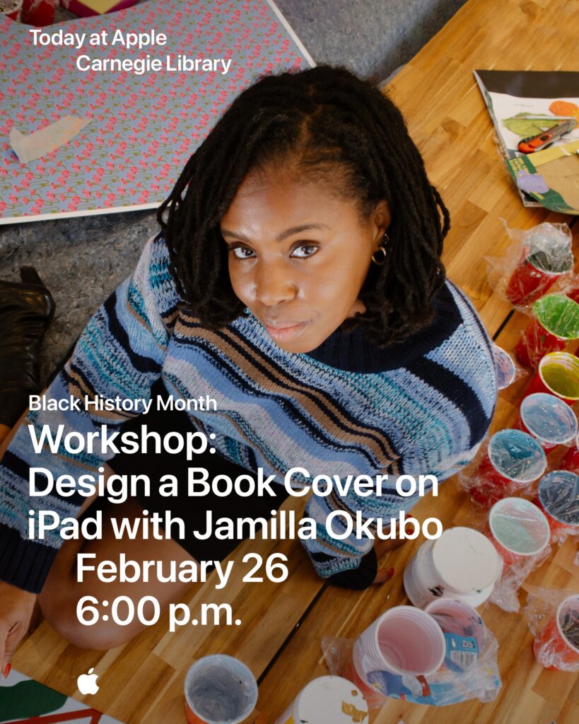 Workshop: Design a Book Cover on iPad with Jamilla Okubo
