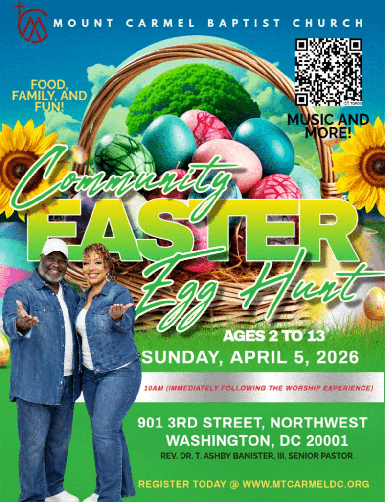 Community Easter Egg Hunt at Mount Carmel Baptist Church