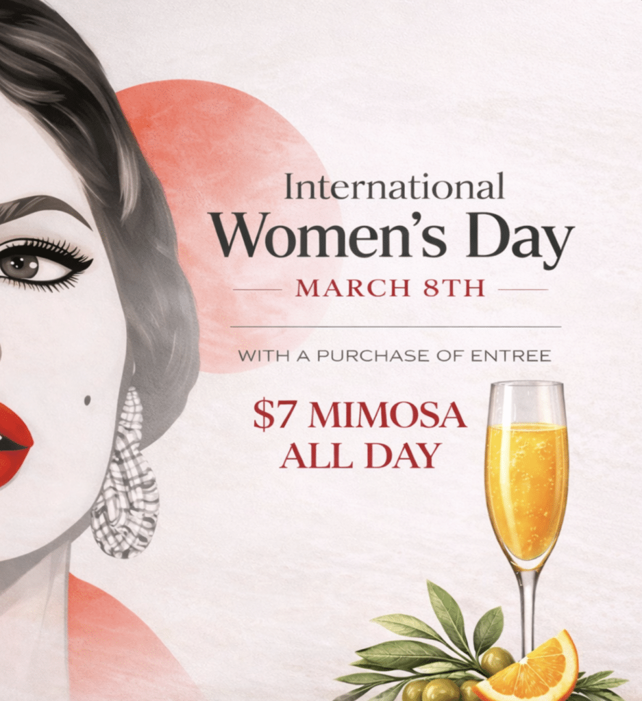 Celebrate International Women’s Day with $7 Mimosas All Day at Stellina Pizzeria