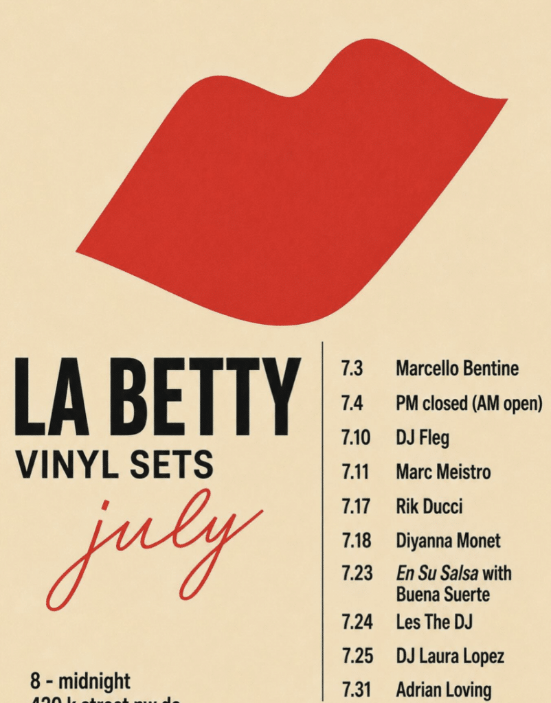July Vinyl Sets at la Betty